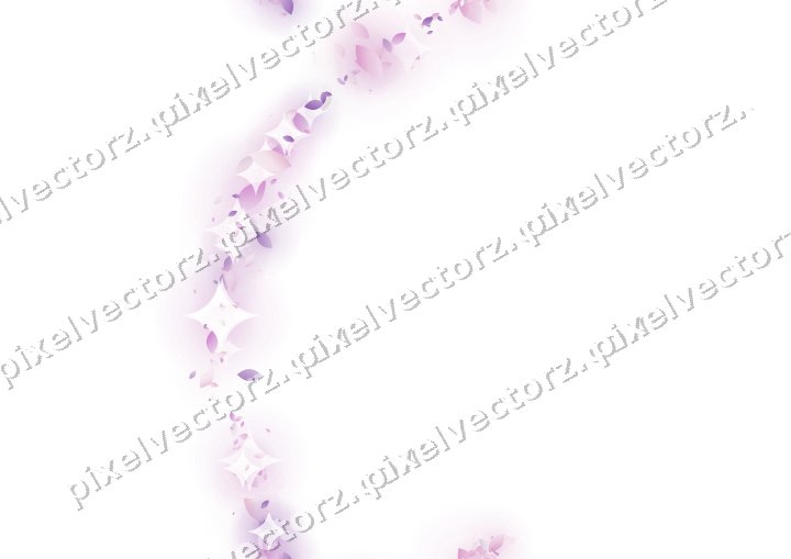 Nahtloser Glitzerbogen aus Tropfen in Magenta auf transparentem Grund