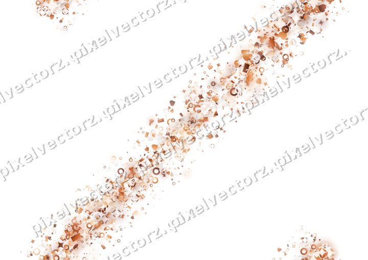 Nahtloses Glitzerband aus Funken und Herzen auf transparentem Grund