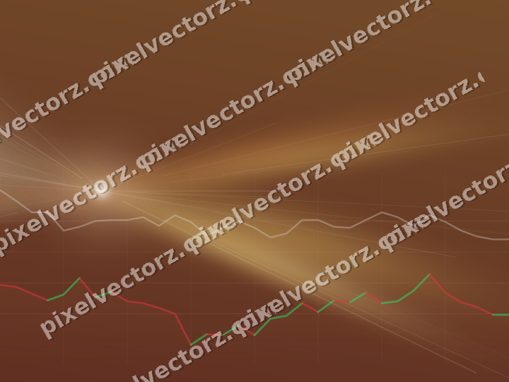 Leuchtender Neon Diagramm Hintergrund in Orange und Bernstein