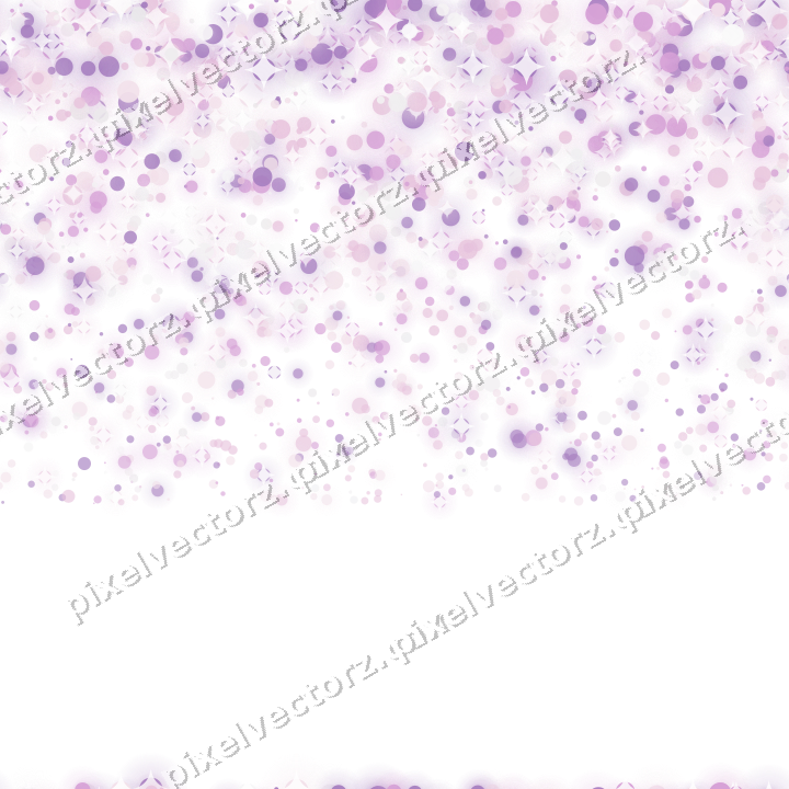 Nahtloser Glitzerregen aus Punkten in Magenta auf transparentem Grund