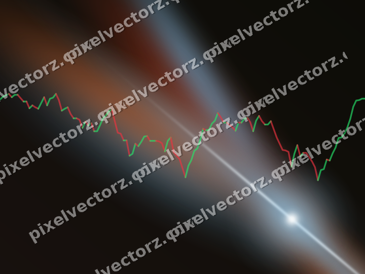 Leuchtender Neon Diagramm Hintergrund in Türkis und Rot