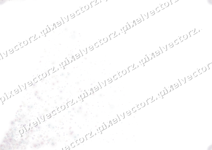 Nahtloser Glitzerfächer aus Schneeflocken auf transparentem Grund