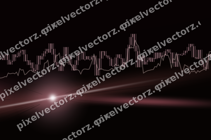 Leuchtender Neon Diagramm Hintergrund in Rosa und Rot