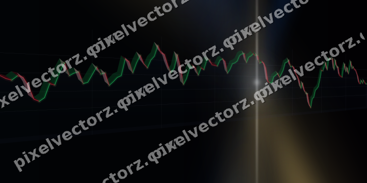 Leuchtender Neon Diagramm Hintergrund in Blau und Bernstein