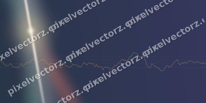 Leuchtender Neon Diagramm Hintergrund in Bernstein und Grün