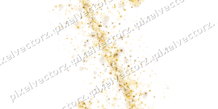 Nahtloses Glitzerband aus Sternen auf transparentem Grund