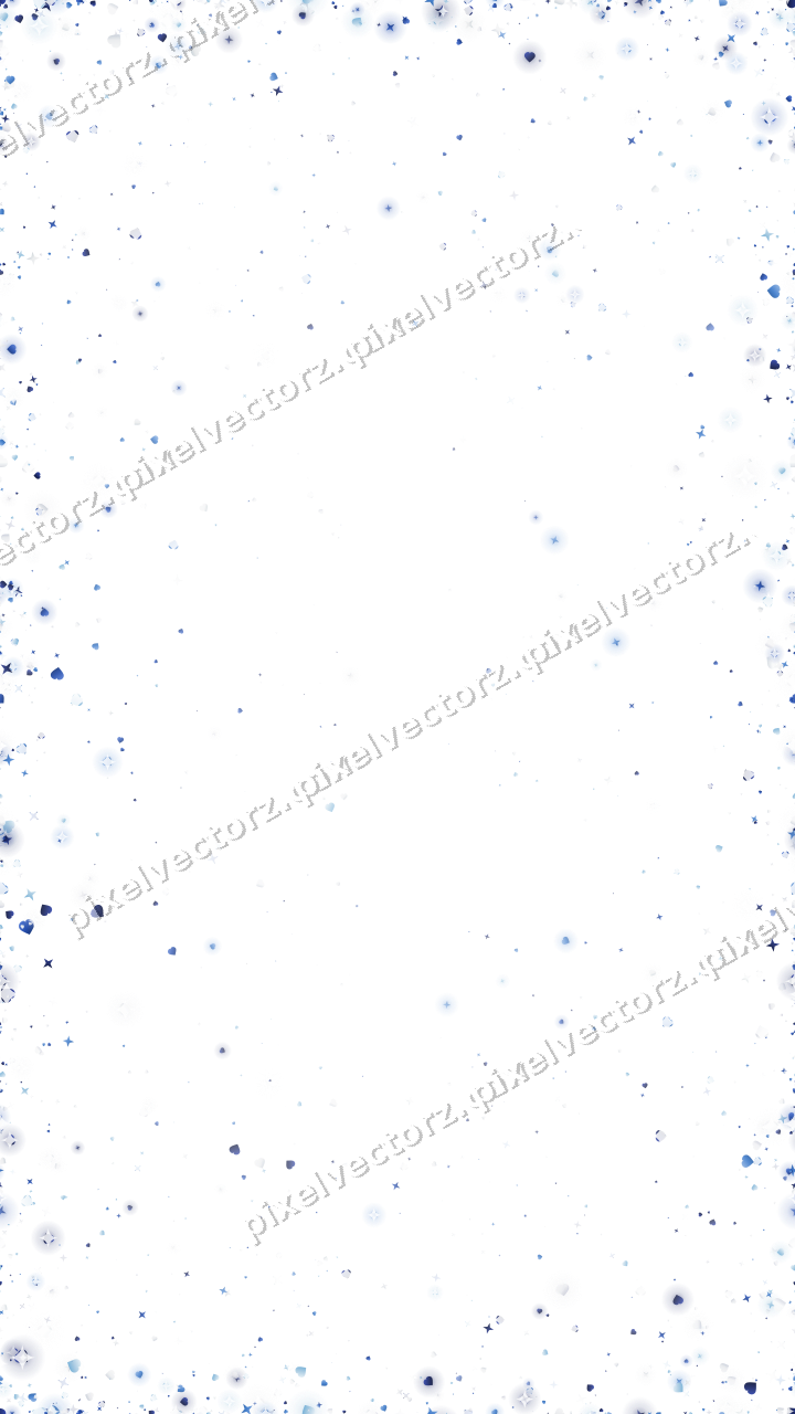 Nahtlose Glitzervignette in Blau und Türkis auf transparentem Grund