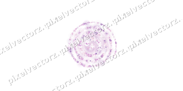 Nahtlose Glitzerspirale aus Sternen und Herzen auf transparentem Grund
