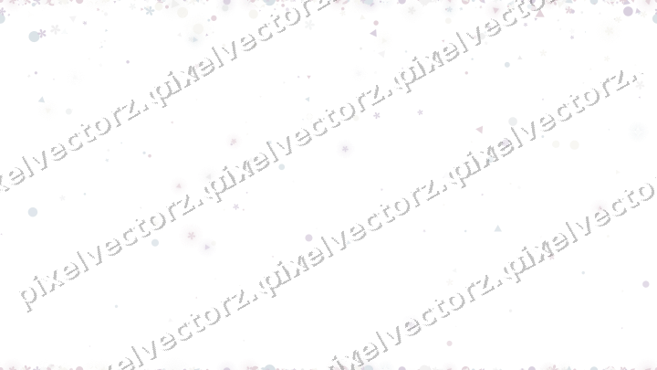 Nahtloser Glitzerregen aus Blüten und Punkten auf transparentem Grund