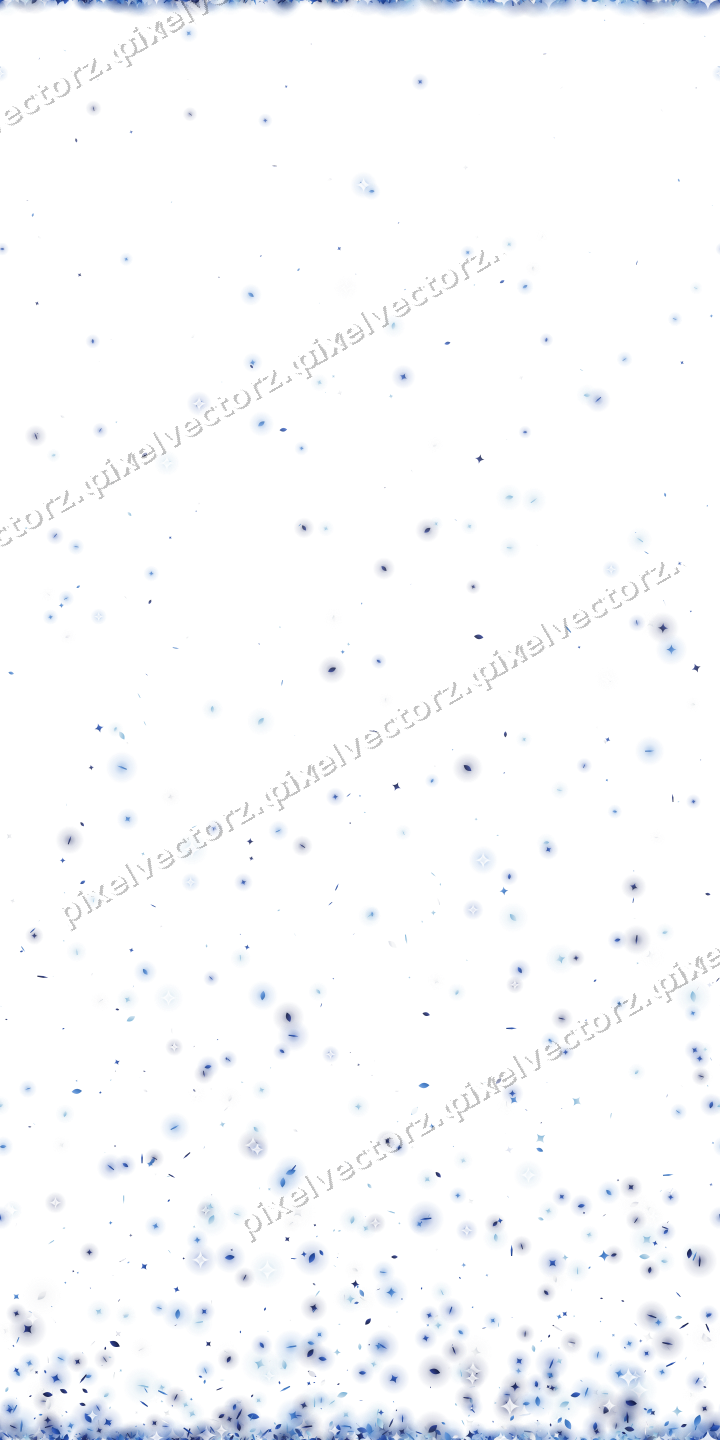 Nahtloser Glitzeraufstieg in Blau und Türkis auf transparentem Grund