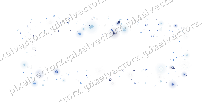 Nahtloser Glitzerrahmen aus Ringen und Rauten auf transparentem Grund