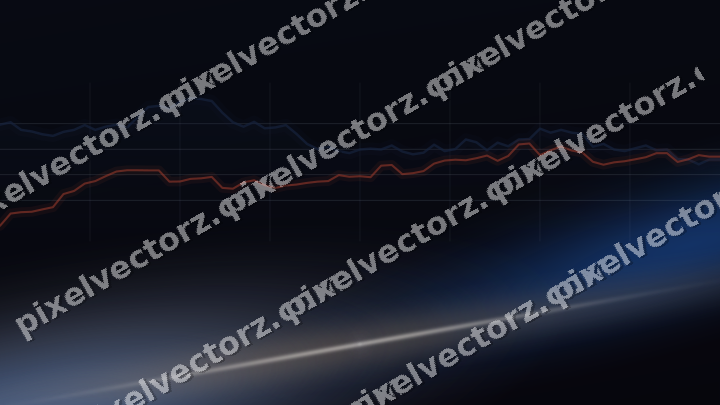 Leuchtender Neon Diagramm Hintergrund in Blau und Rot