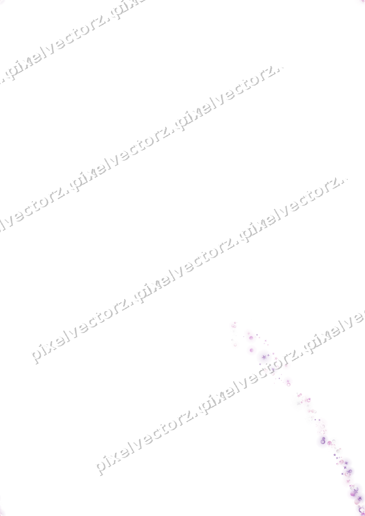 Nahtloser Sternenschweif in Magenta auf transparentem Grund