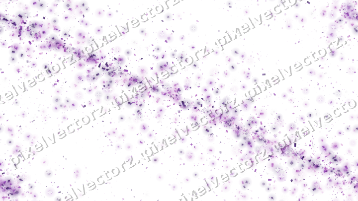 Nahtloses Glitzerband in Violett auf transparentem Grund