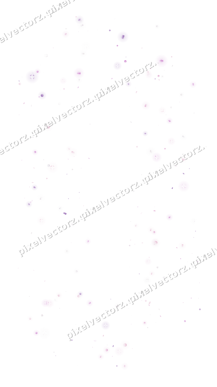 Nahtloser Glitzerrahmen in Magenta und Violett auf transparentem Grund