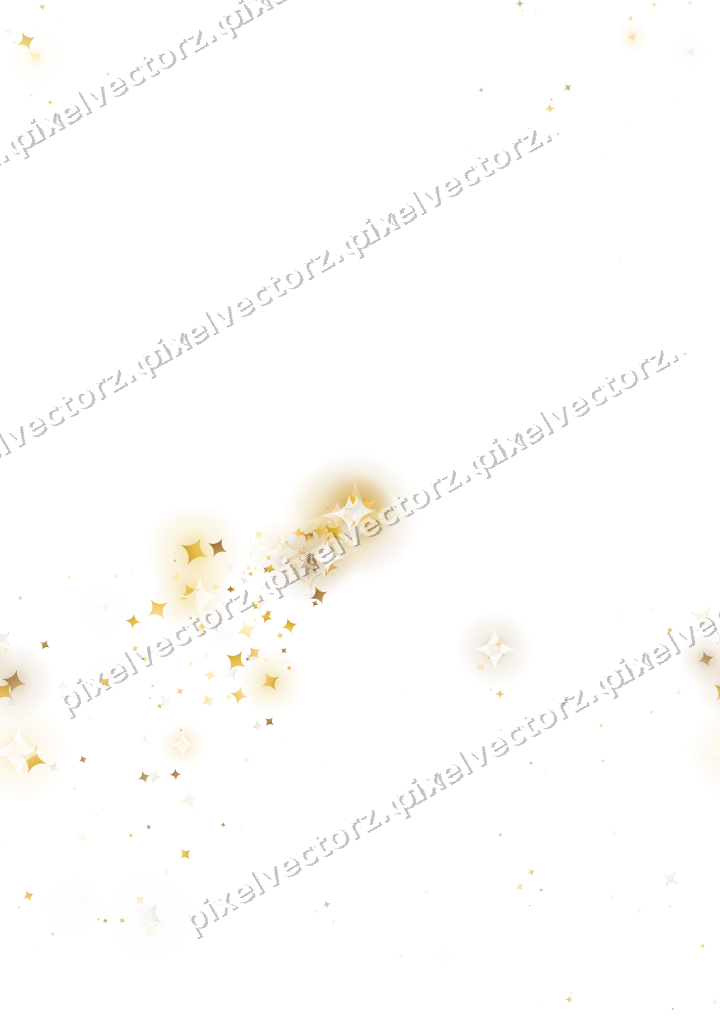 Nahtloser Glitzerfächer aus Funken auf transparentem Grund