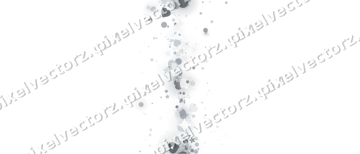 Nahtloses Glitzerband aus Herzen und Blüten auf transparentem Grund
