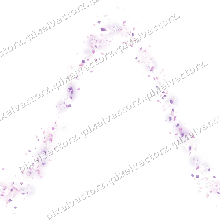 Nahtlose Glitzerwelle aus Rauten in Magenta auf transparentem Grund