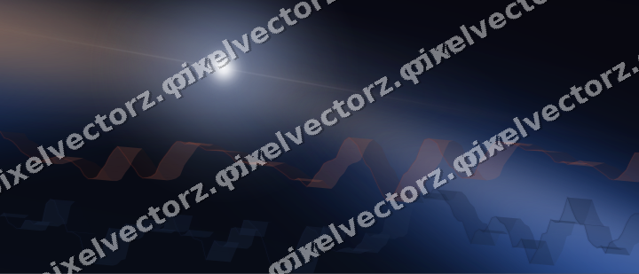 Leuchtender Neon Diagramm Hintergrund in Blau und Rot