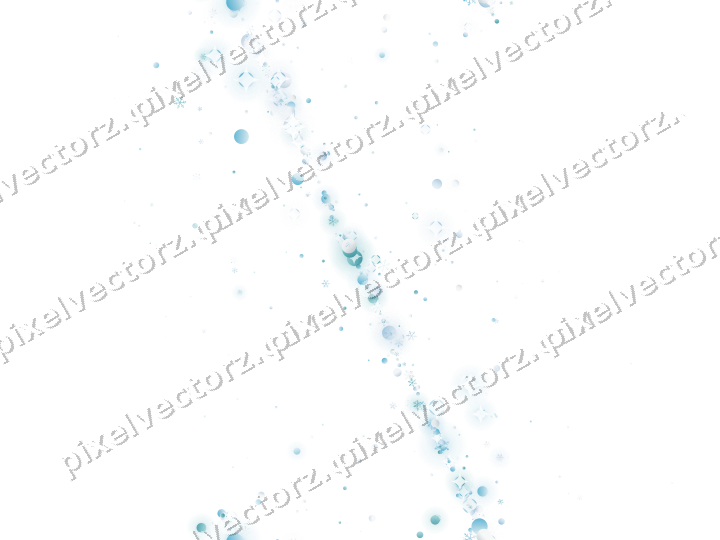 Nahtloses Glitzerband in Türkis und Blassblau auf transparentem Grund