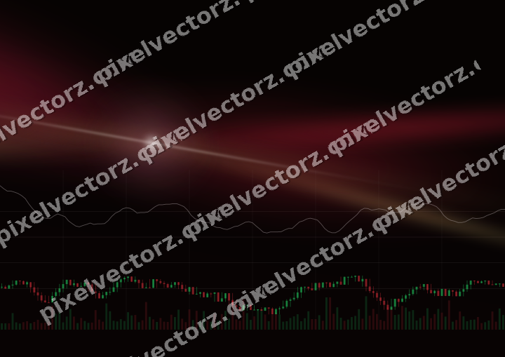 Leuchtender Neon Diagramm Hintergrund in Rosa und Rot