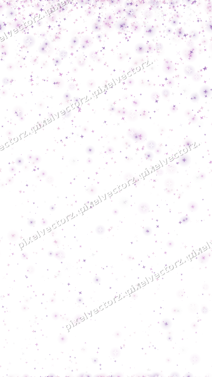 Nahtloser Glitzerregen aus Sternen in Magenta auf transparentem Grund