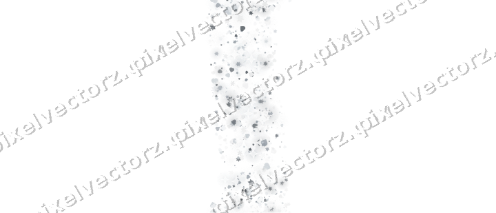 Nahtloses Glitzerband aus Sternen und Herzen auf transparentem Grund