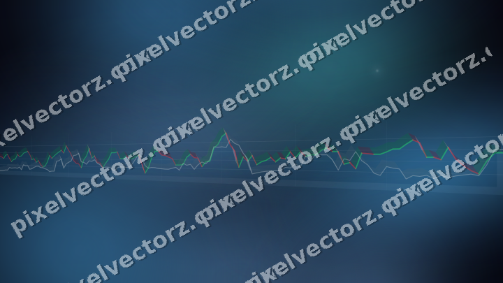Leuchtender Neon Diagramm Hintergrund in Türkis und Blau