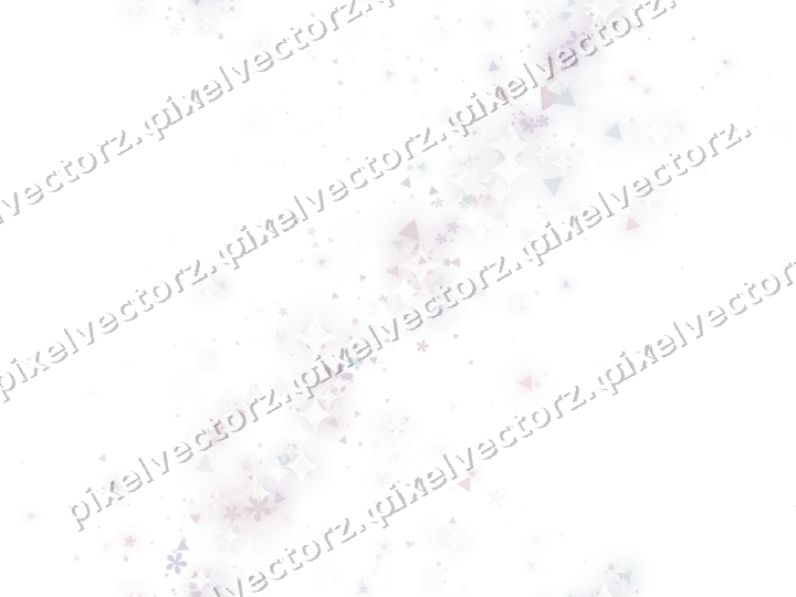 Nahtloses Glitzerband aus Blüten und Dreiecken auf transparentem Grund