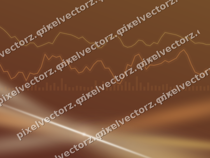Leuchtender Neon Diagramm Hintergrund in Orange und Bernstein