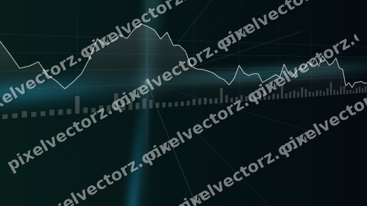 Leuchtender Neon Diagramm Hintergrund in Türkis und Petrol