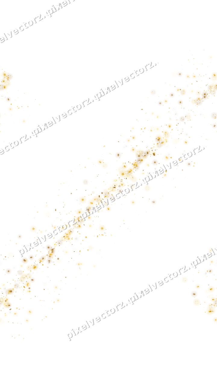 Nahtloses Glitzerband aus Funken und Blüten auf transparentem Grund