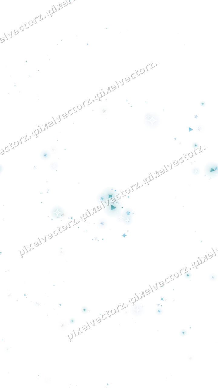 Nahtlose Glitzerspirale aus Sternen und Funken auf transparentem Grund