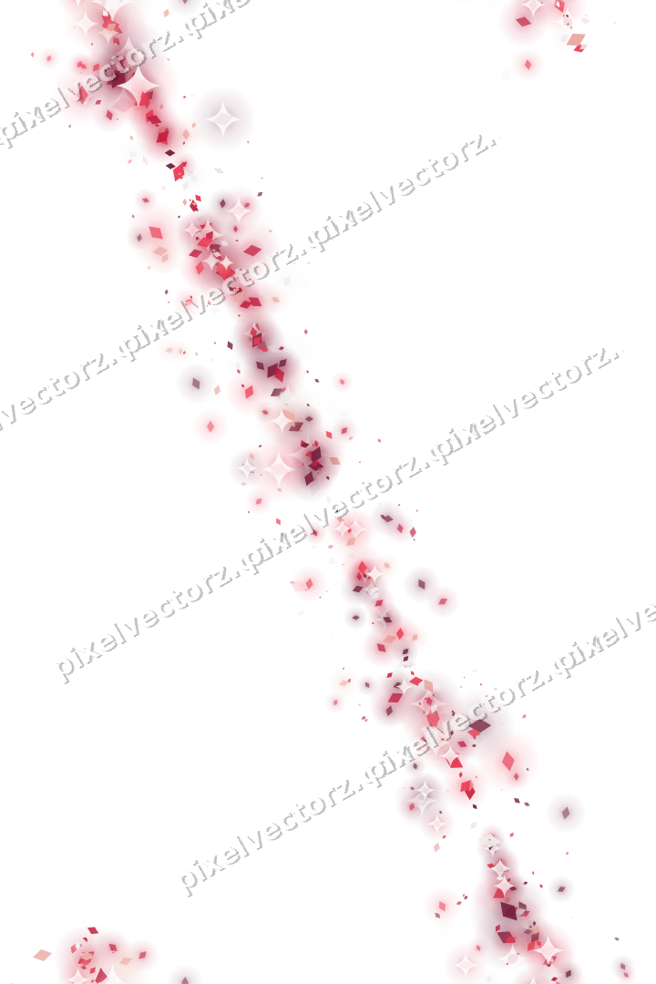 Nahtloses Glitzerband aus Rauten in Rosa auf transparentem Grund