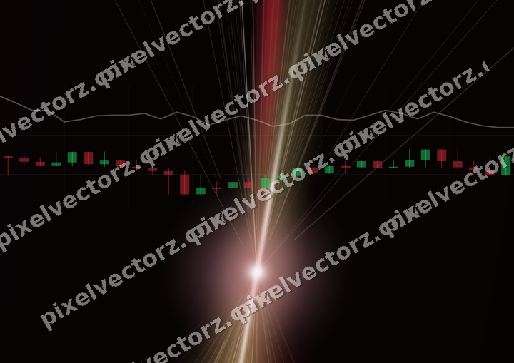 Leuchtender Neon Diagramm Hintergrund in Rosa und Rot