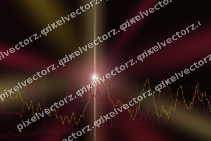 Leuchtender Neon Diagramm Hintergrund in Rosa und Rot