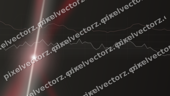 Leuchtender Neon Diagramm Hintergrund in Rot und Blassbernstein