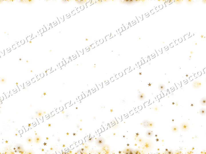 Nahtloser Glitzeraufstieg aus Sternen auf transparentem Grund