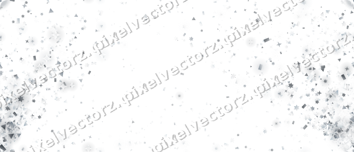 Nahtloser Glitzerfächer in Blassblau auf transparentem Grund