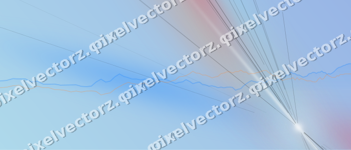 Zarter Pastell Diagramm Hintergrund in Blau und Rot