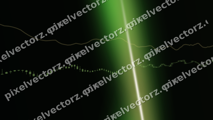 Leuchtender Neon Diagramm Hintergrund in Limette und Gelb