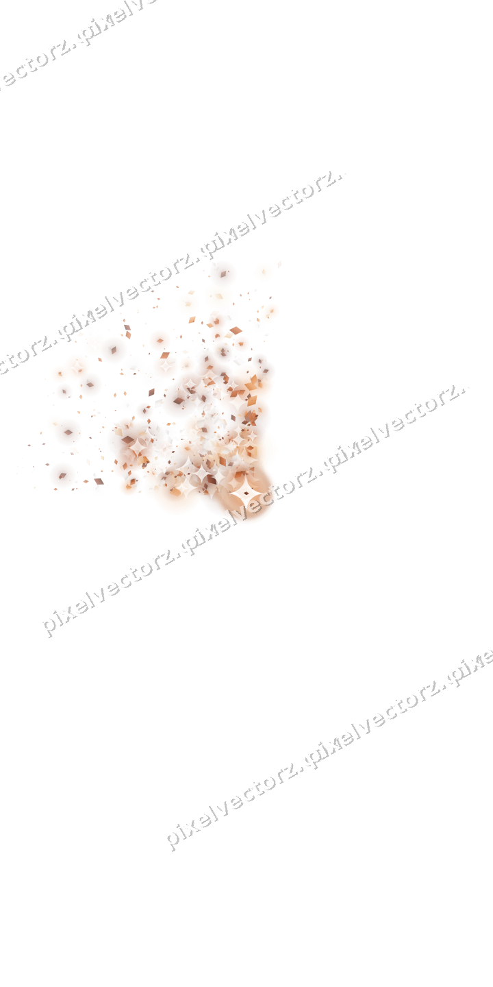 Nahtloser Glitzerfächer aus Rauten auf transparentem Grund