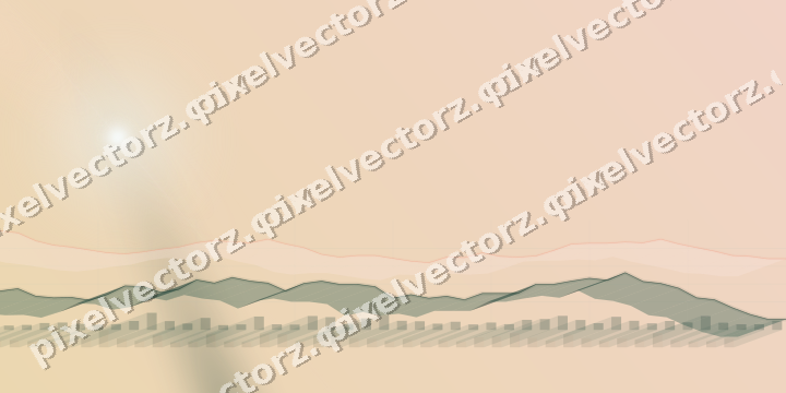 Zarter Pastell Diagramm Hintergrund in Dunkelgrün und Orange