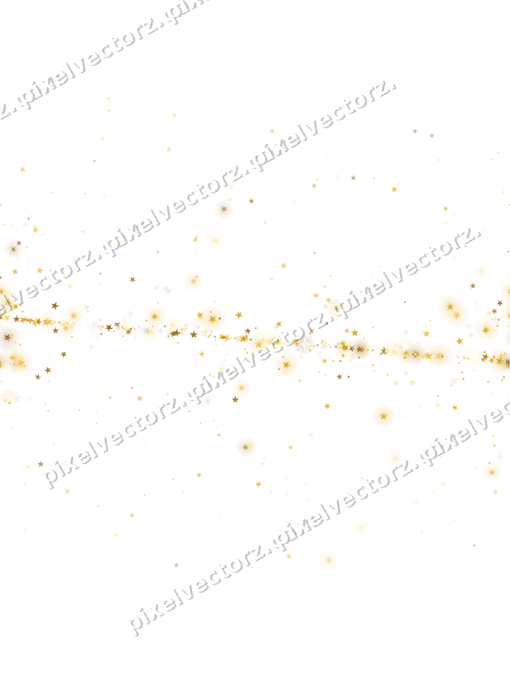 Nahtloses Glitzerband aus Sternen auf transparentem Grund
