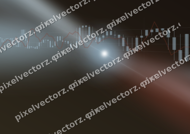 Leuchtender Neon Diagramm Hintergrund in Türkis und Rot
