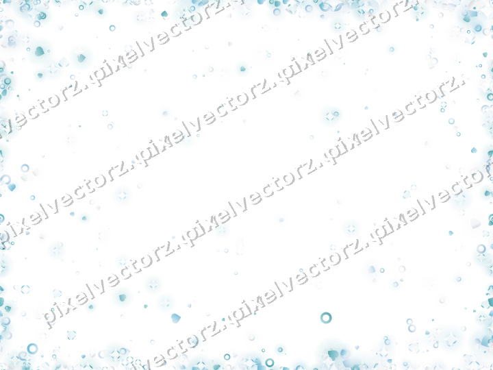 Nahtlose Glitzervignette aus Herzen und Ringen auf transparentem Grund