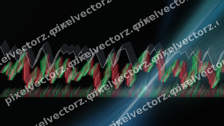 Leuchtender Neon Diagramm Hintergrund in Blau und Petrol