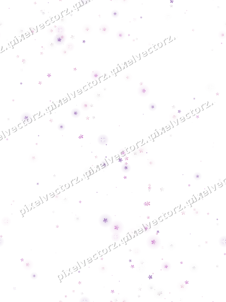 Nahtloses Glitzerband aus Blüten in Magenta auf transparentem Grund