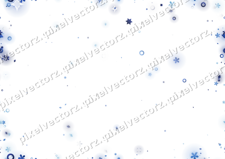 Nahtlose Glitzervignette in Blau und Türkis auf transparentem Grund