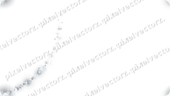 Nahtloser Sternenschweif in Blassblau auf transparentem Grund